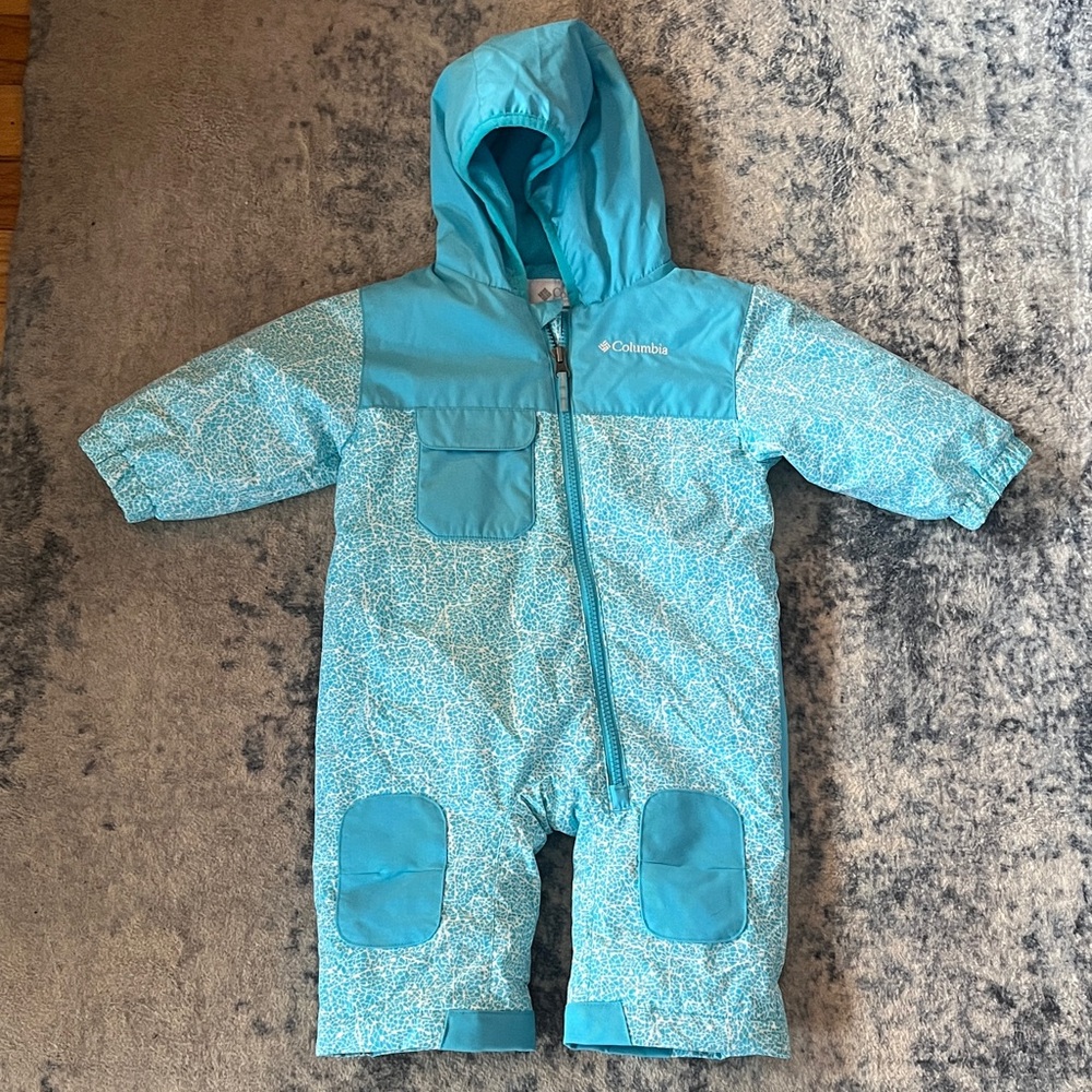 Columbia Teal Infant Snowsuit
